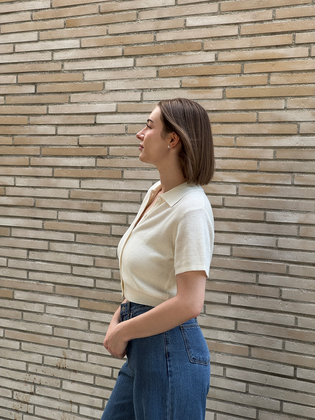 Short Sleeve Cardigan (100% cotton)