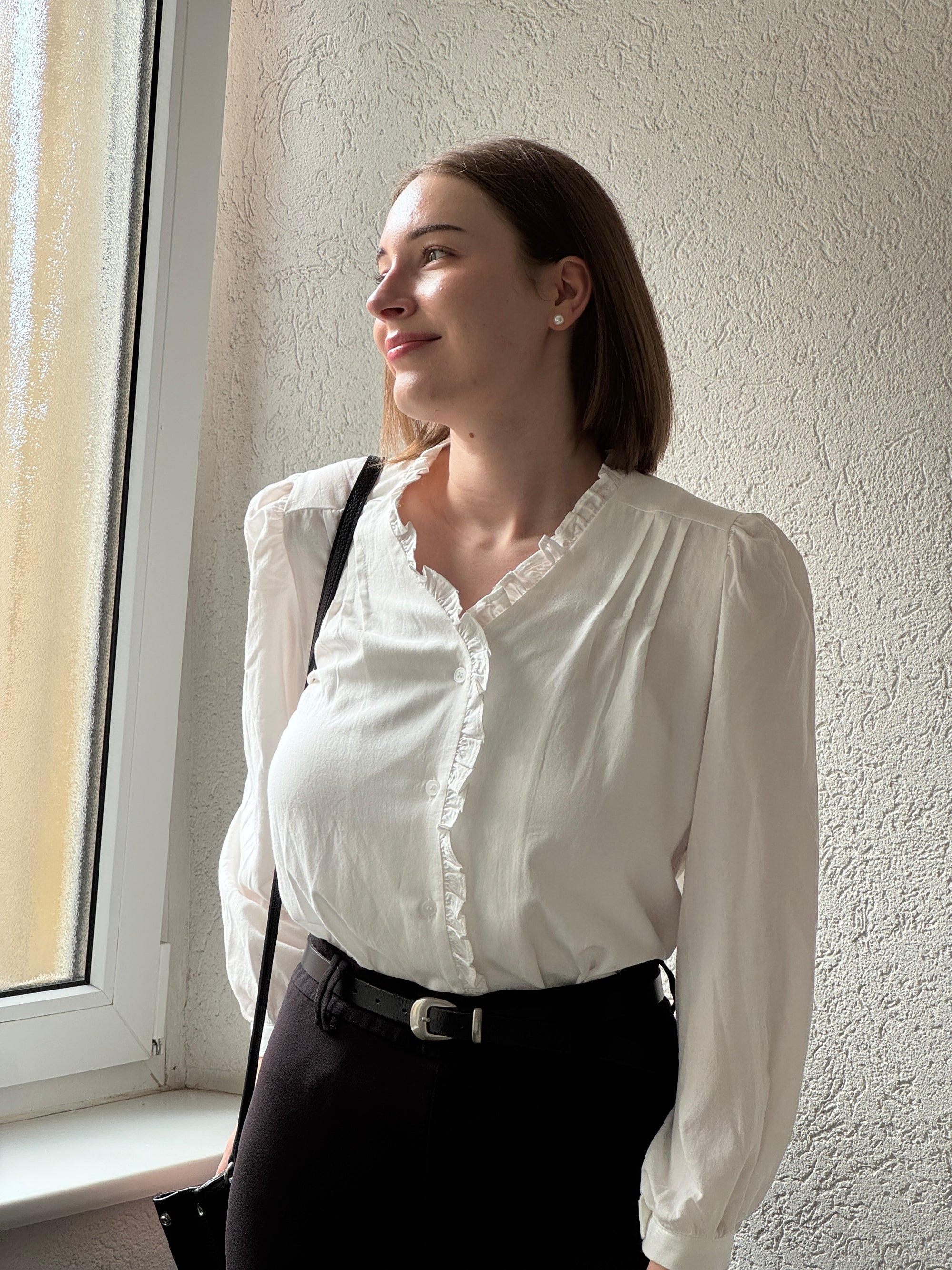 Elegant Frill Blouse