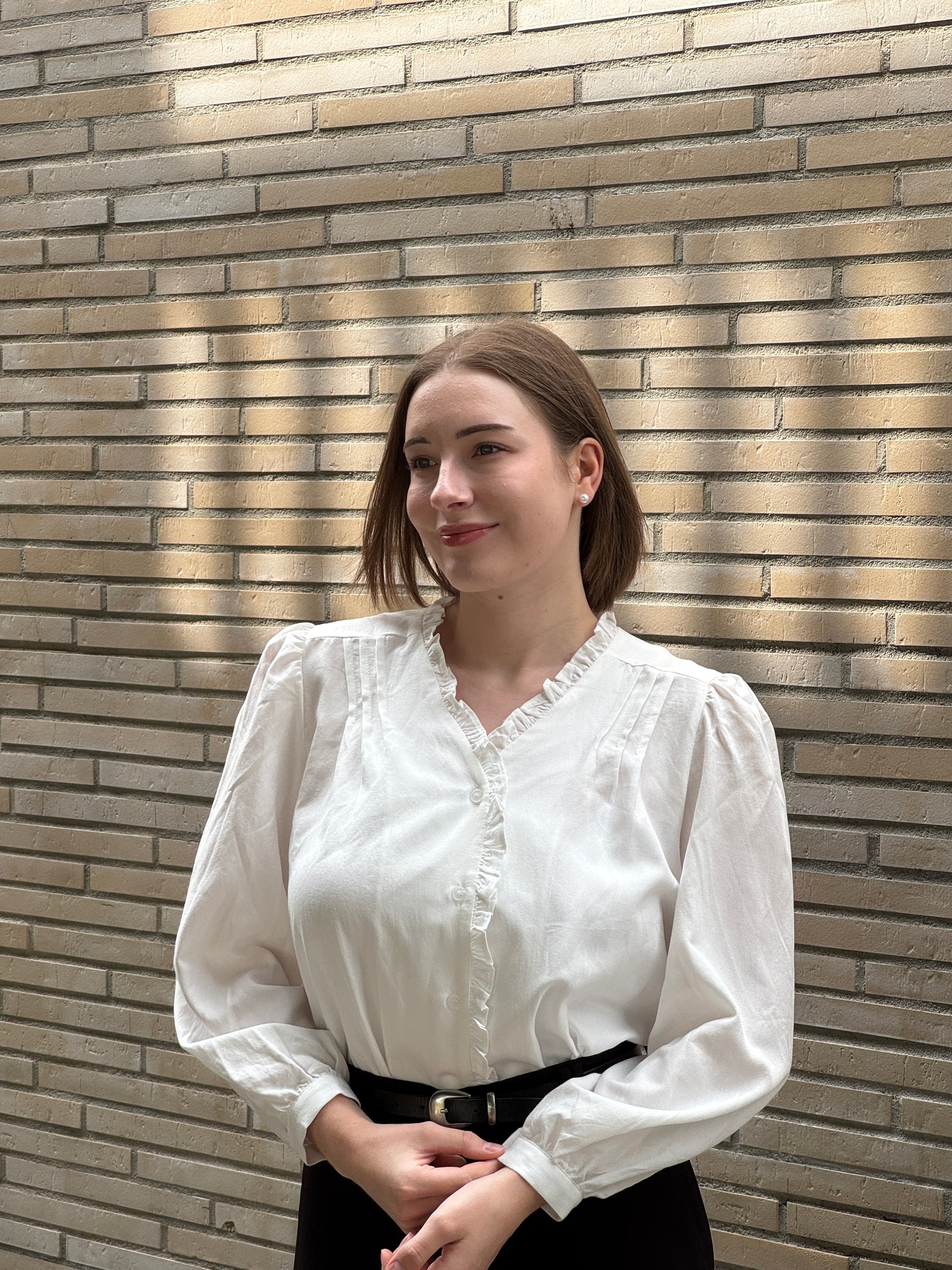 Elegant Frill Blouse