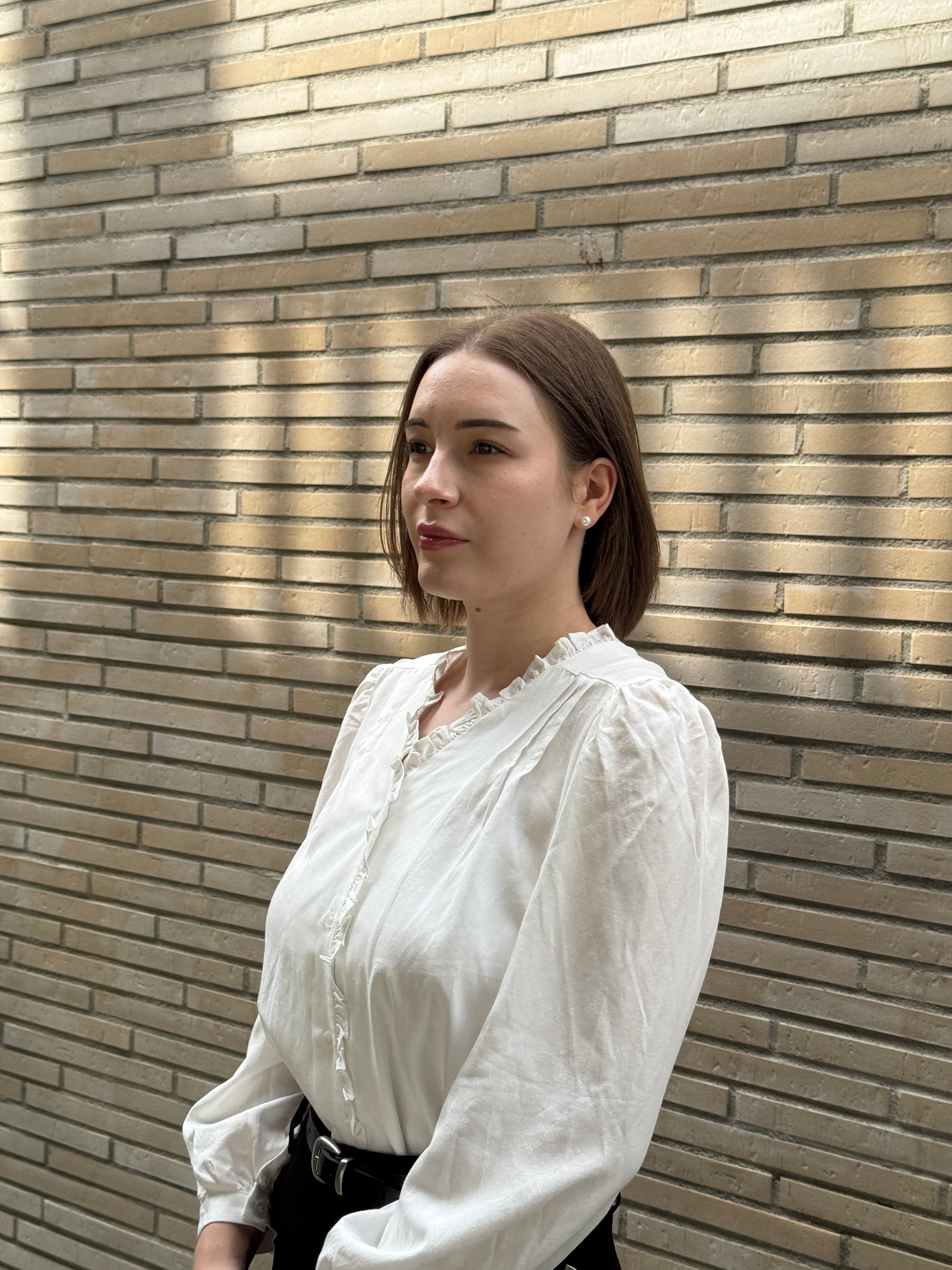 Elegant Frill Blouse