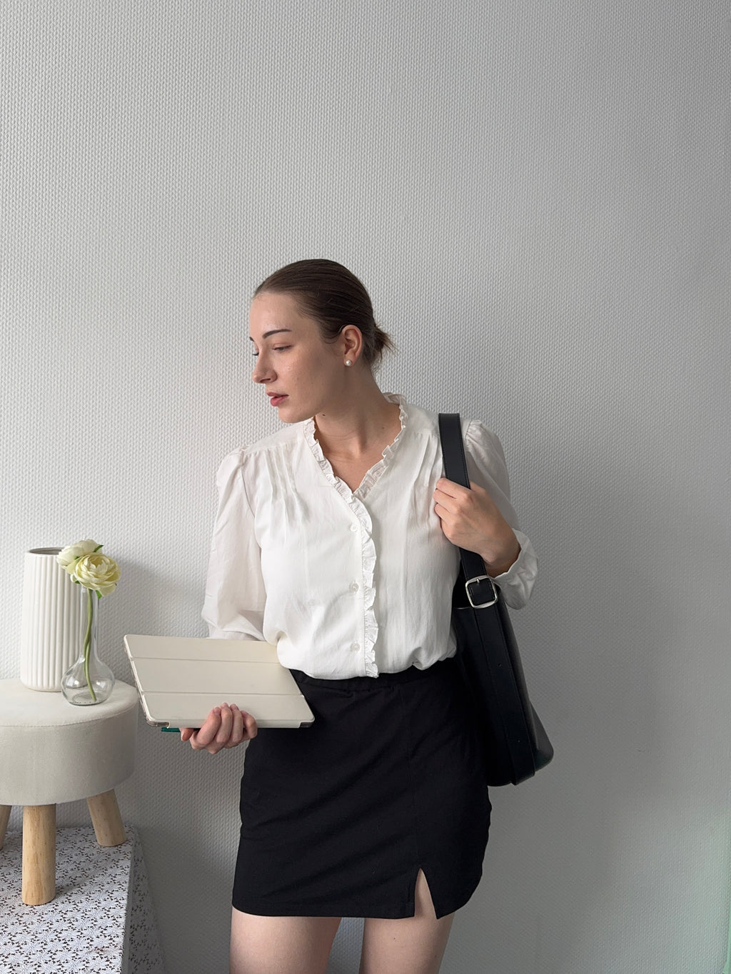 Elegant Frill Blouse